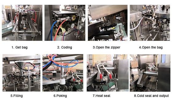 50Bags/Min 14 Heads Automatic Food Packaging Machine For Biscuit Candy
