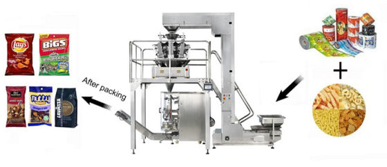 5000g Pillow Vertical Packing Machine Snacks For Food Candy Chocolate