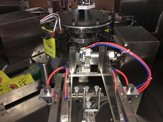 PLC Automatic Rotary Packing Machine With Multihead Weigher