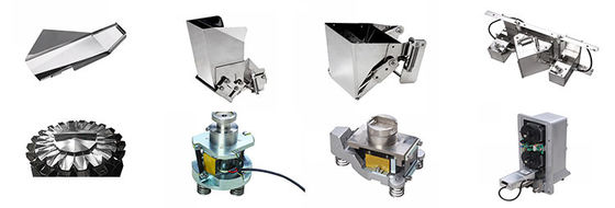 300g 500g 10 Heads Multihead Weigher Packing Machine With Stepper Motor