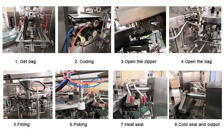 50Bags/Min 14 Heads Automatic Food Packaging Machine For Biscuit Candy