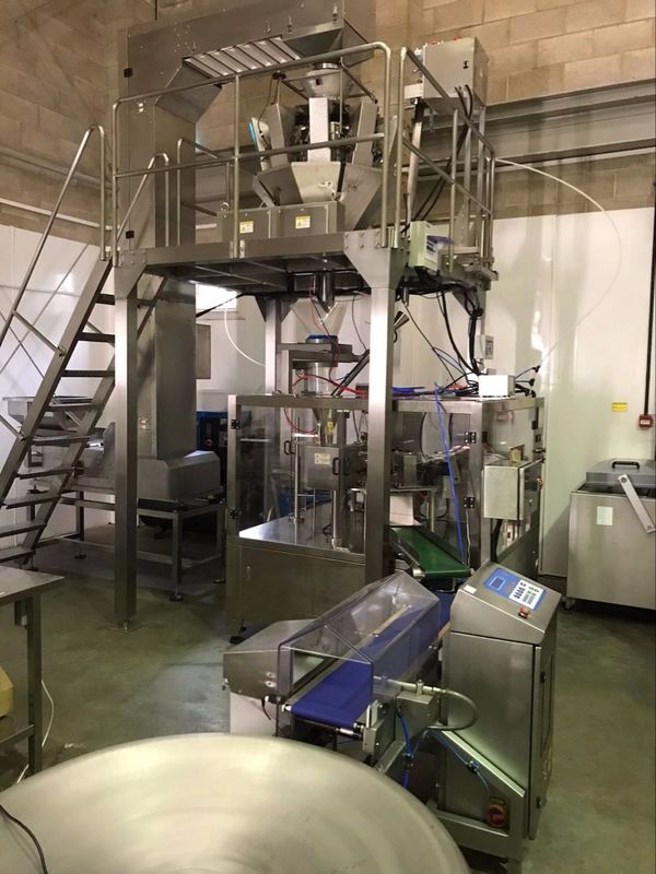 PLC Automatic Rotary Pouch Packing Machine For Premade Pouches