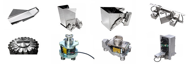 300g 500g 10 Heads Multihead Weigher Packing Machine With Stepper Motor