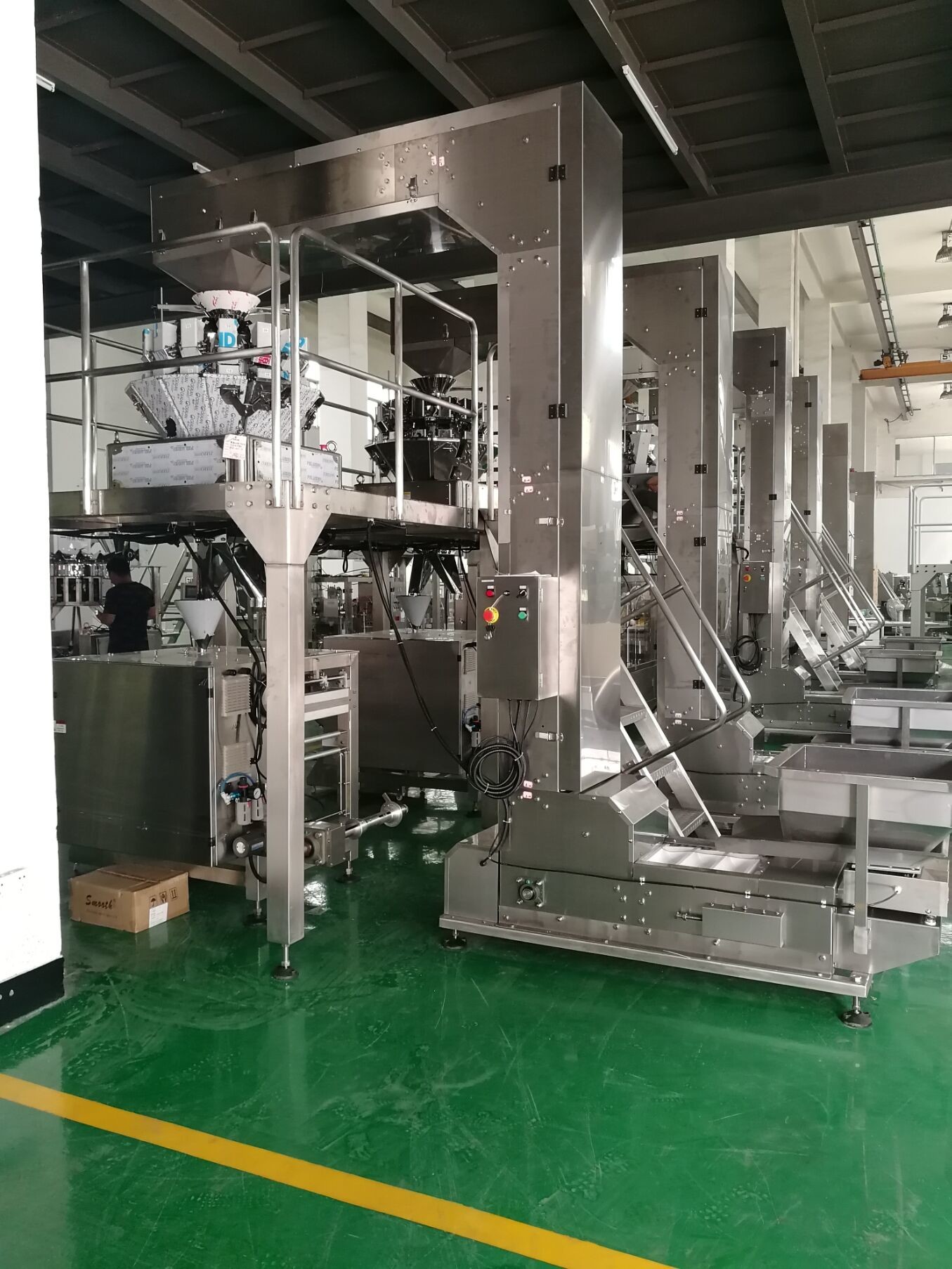 200g 500g Sugar Multihead Weigher Packing Machine High Speed 60bags/Min