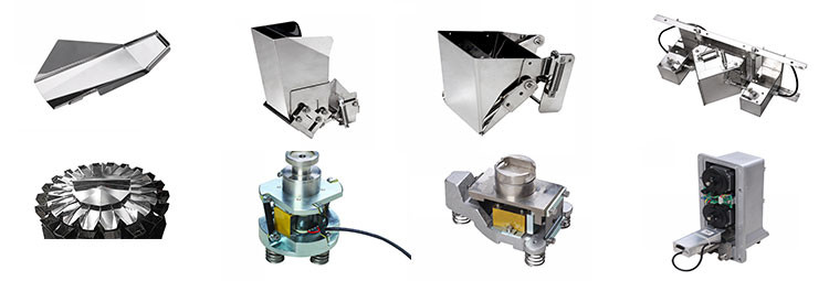 300g 500g 10 Heads Multihead Weigher Packing Machine With Stepper Motor